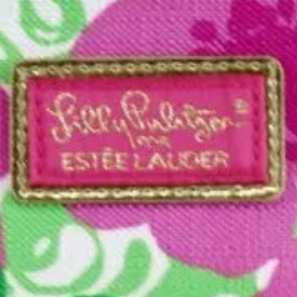 NWOT LILLY PULITZER FOR ESTEE LAUDER Colab Fabric Cosmetic Makeup Travel Bag - Picture 5 of 8
